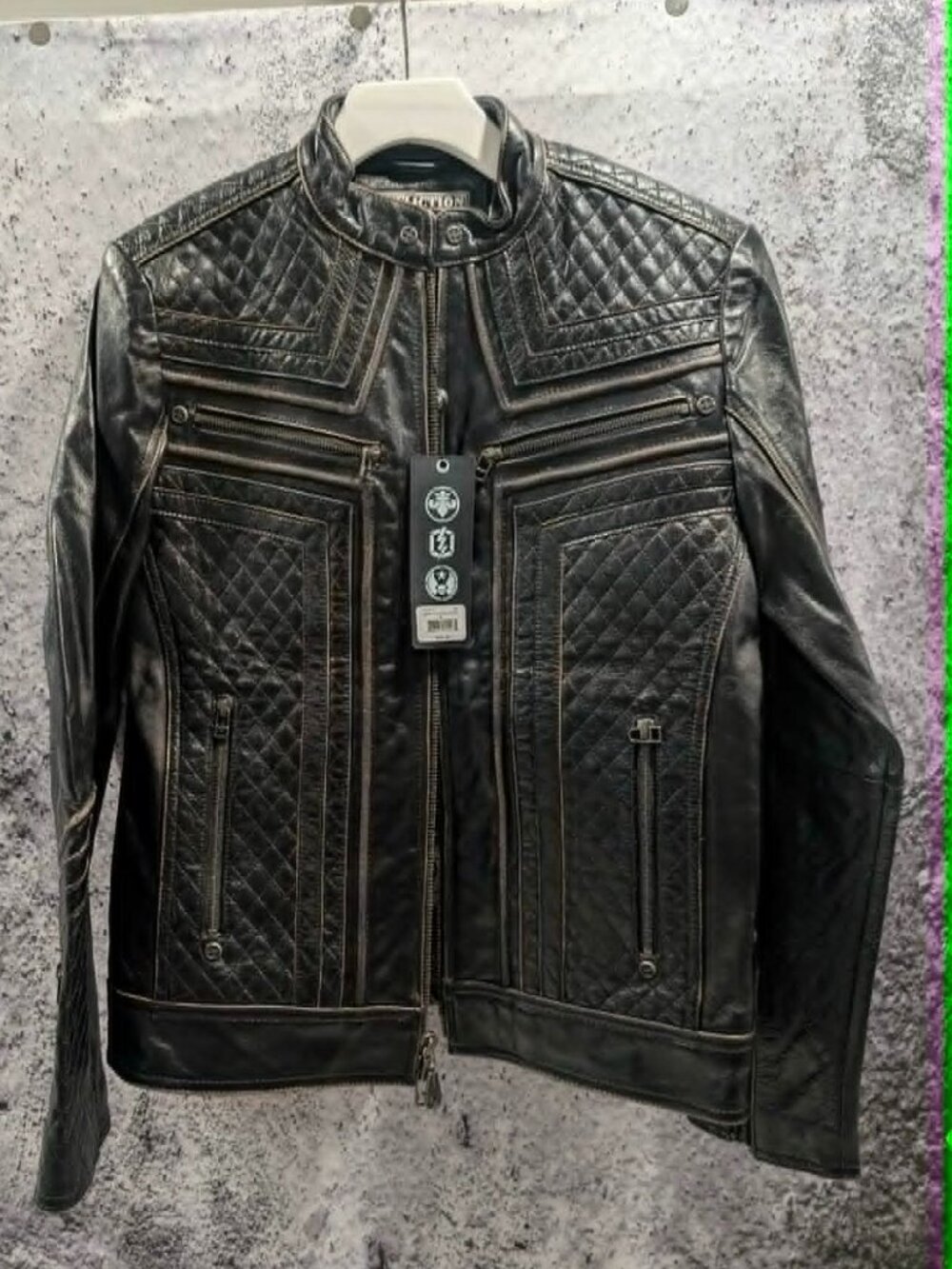 NWT Affliction Black Premium Limited Edition Lemmy Leather Jacket #81 | Small